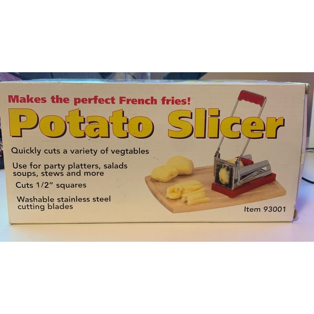 Stainless Steel French Fry Cutter Potato Vegetable Slicer Chopper Dicer